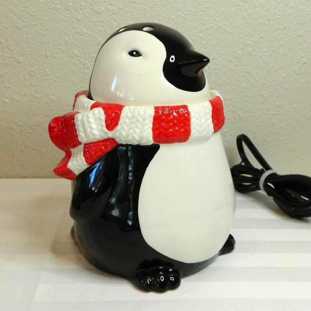 Scentsy TUX the Penguin Full Size Retired Wax Warmer 7.25"H
